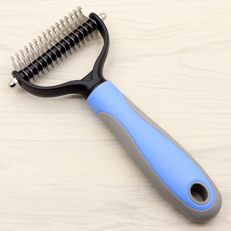 Pet Long-haired Dogknot Comb Double-sided Blade Dog Pawtivo