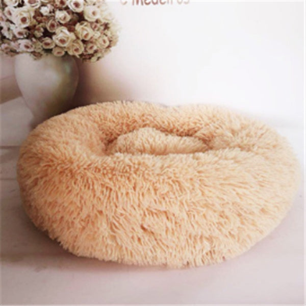 Round Long Hairy Autumn And Winter Nest Pad Cat Mattress Pawtivo