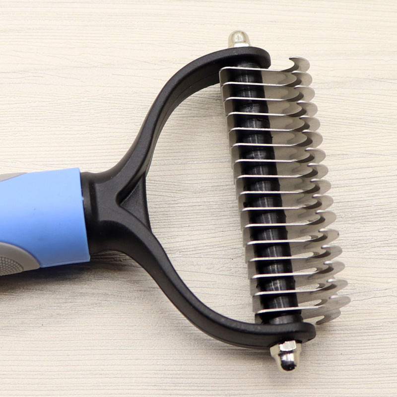 Pet Long-haired Dogknot Comb Double-sided Blade Dog Pawtivo