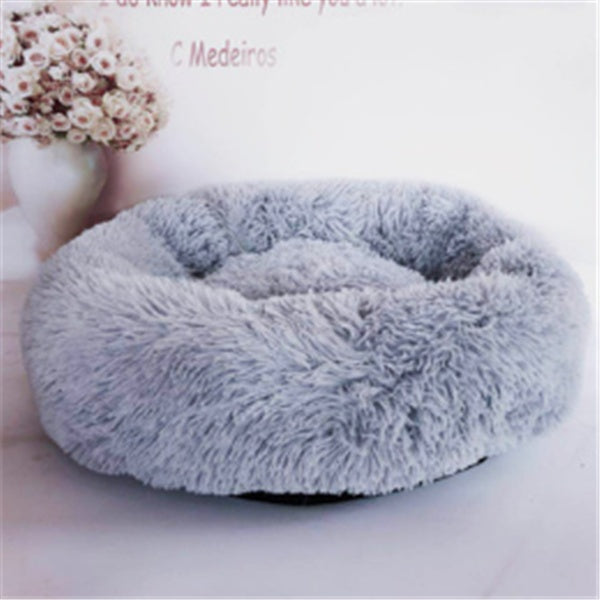 Round Long Hairy Autumn And Winter Nest Pad Cat Mattress Pawtivo