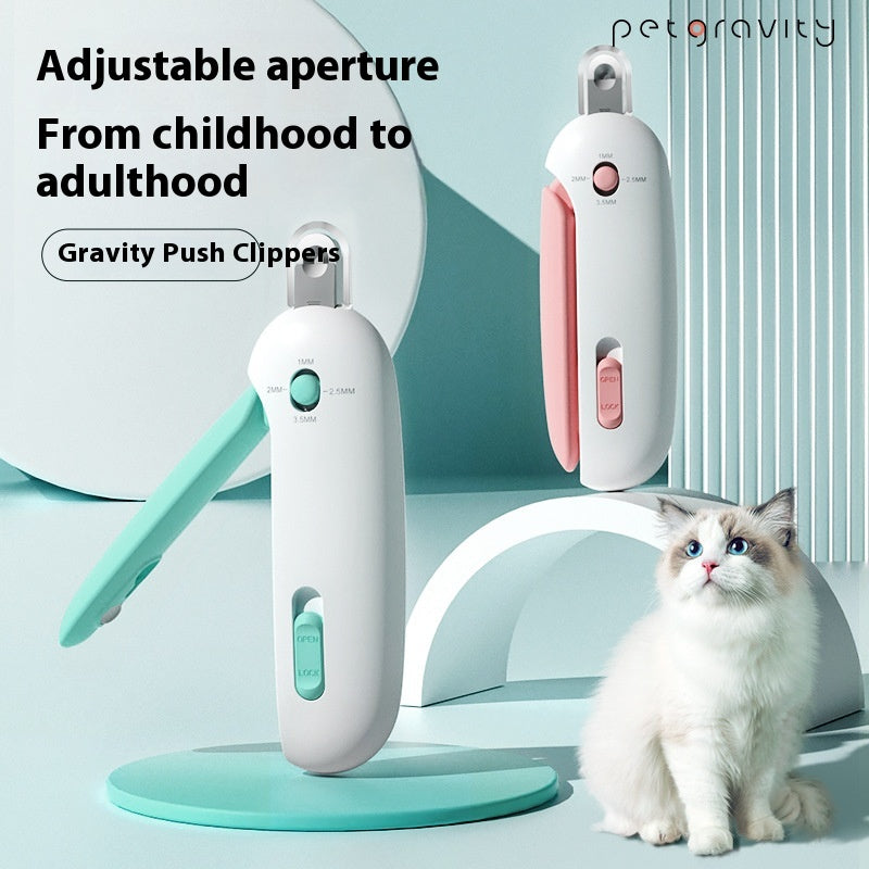 Cat Nail Scissors With Gravity Push Scissors Pawtivo