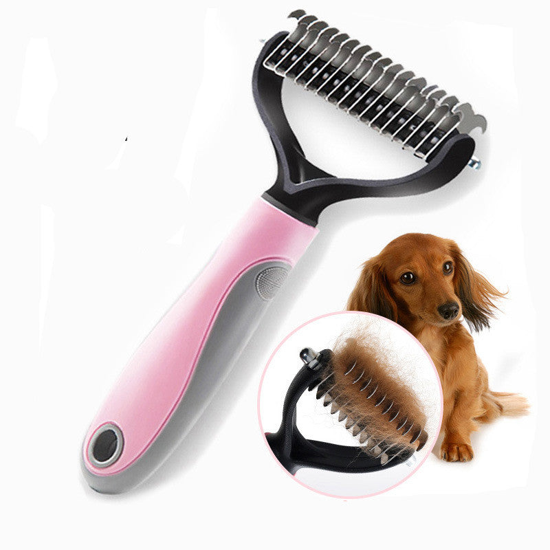 Pet Long-haired Dogknot Comb Double-sided Blade Dog Pawtivo