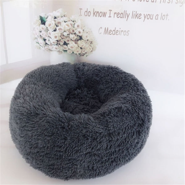 Round Long Hairy Autumn And Winter Nest Pad Cat Mattress Pawtivo