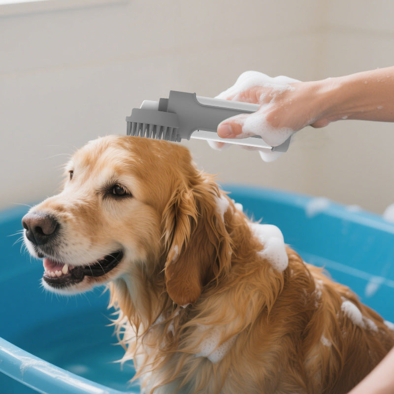 Silicone 2-in-1 Multi-Functional Pet Bath Brush Pawtivo