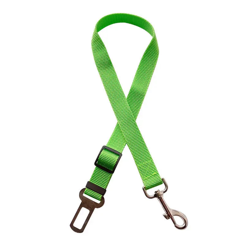 Dog safety harness seat belt clip for vehicle