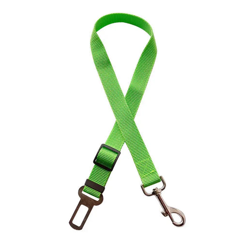 Dog safety harness seat belt clip for vehicle