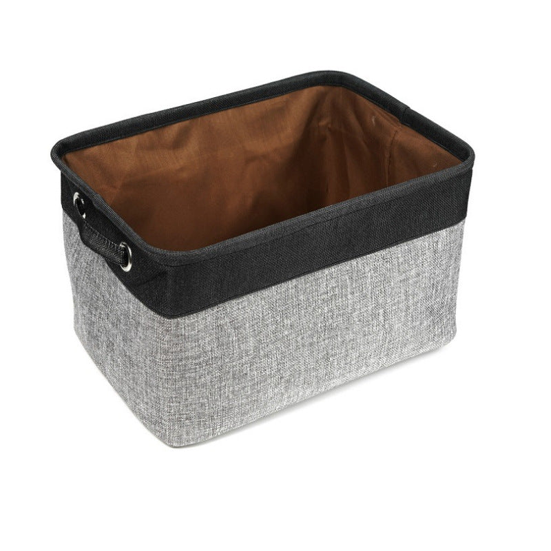 Black coffee dog toy basket for small items