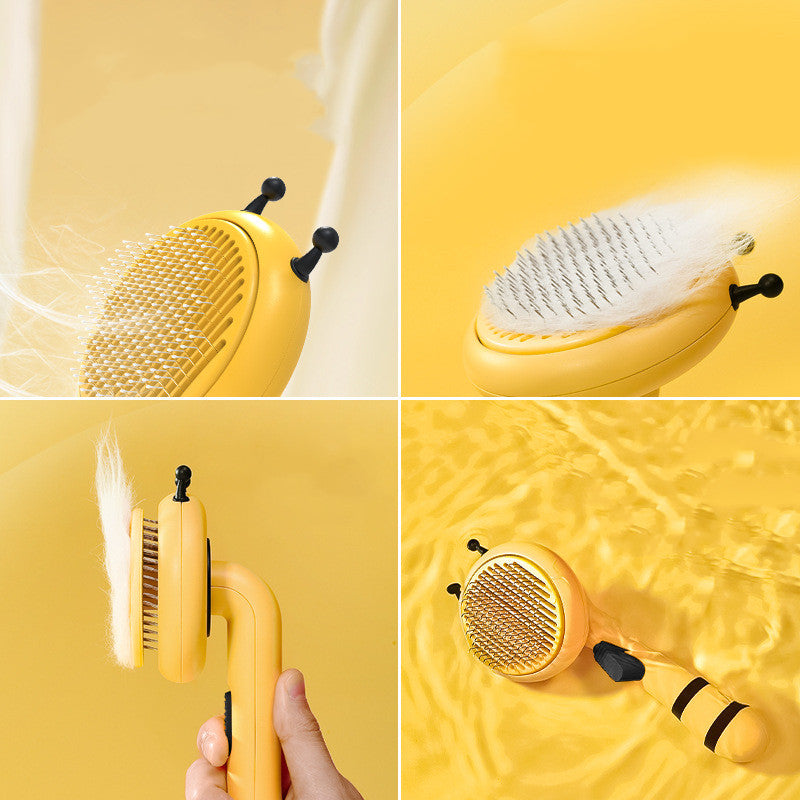 Small Bee Shaped Pet Cat Pin Comb Pawtivo