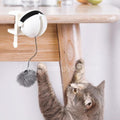 Electronic interactive cat toy with automatic motion