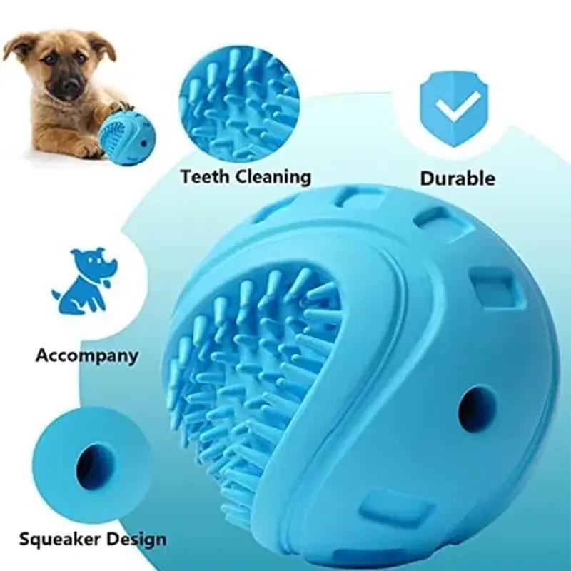 Interactive dog treat ball for small dogs
