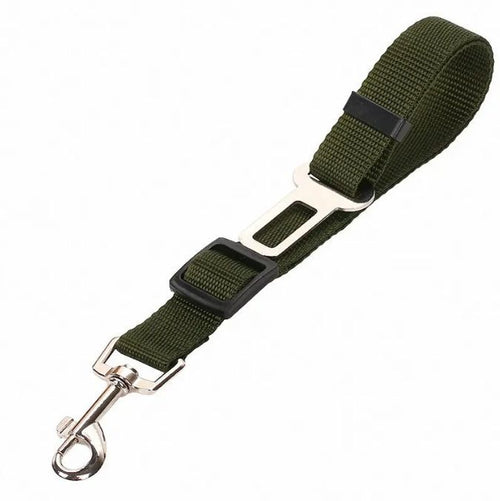Adjustable vehicle leash for pet travel safety
