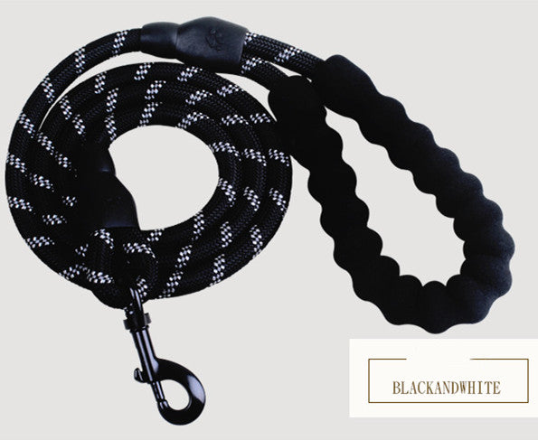 Reflective leash for night safety walking